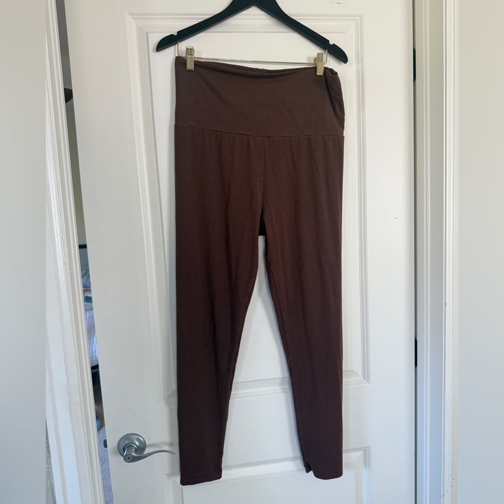 Hatch Maternity Ultimate Before, During and After Legging. Chestnut.